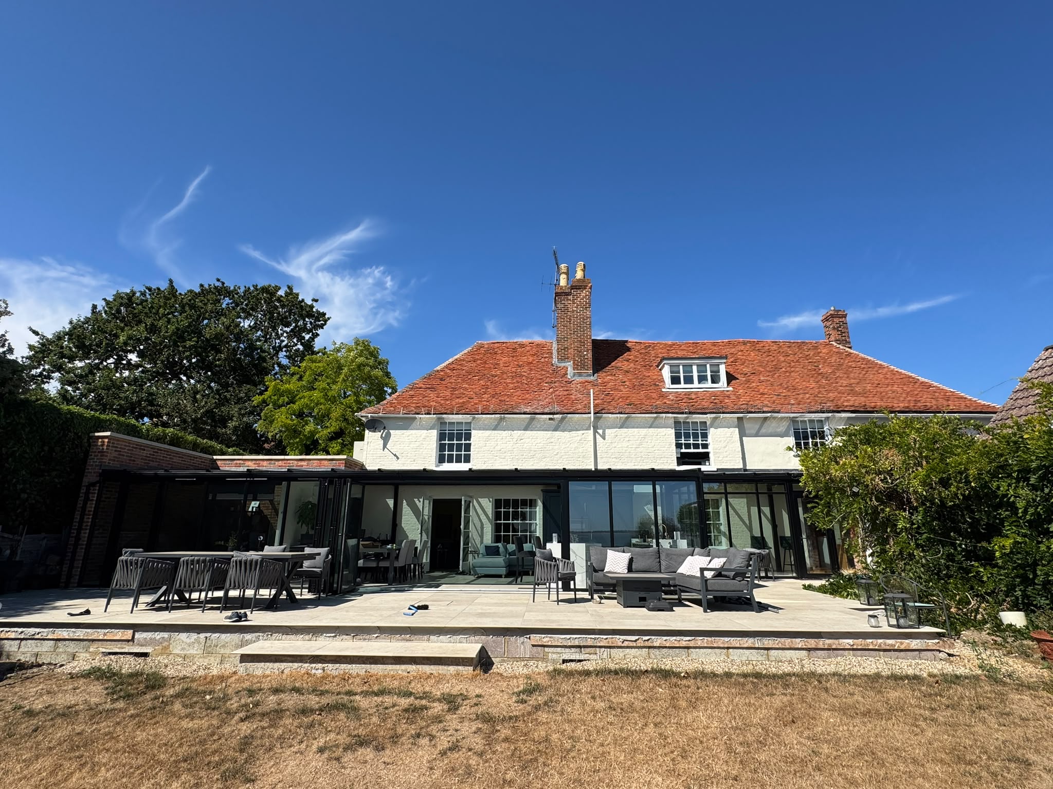 Side Extension and Glass Kitchen Transformation in West Mersea